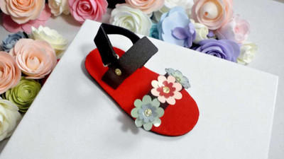 SHOESTICHE Girls Velcro Strappy Sandals(Red , 12-15 month kids)