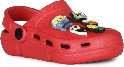 Bubblegummers Boys Slip-on Clogs(Red , 15 - 16 Years)