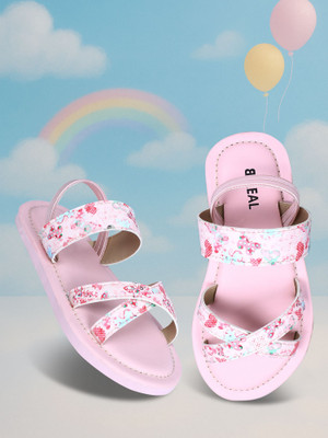 BEReal Girls Slip-on Flats(Pink , 2.5-3 Years)