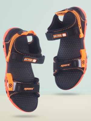 Sparx Boys & Girls Velcro Sports Sandals(Black)