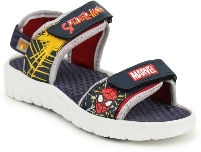 Toothless Spiderman Boys Velcro Sports Sandals(Blue , 6-7 Years)