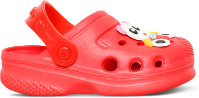 Firstcliq Kung Fu Panda Boys & Girls Sling Back Clogs(Pink , 4 to 4.5 year)