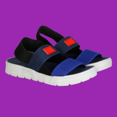 ARCHID Boys & Girls Slip-on Strappy Sandals(Blue , 11-12 years)