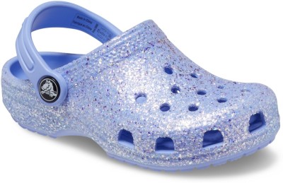 CROCS Girls Slip-on Clogs(Blue , 2 year)