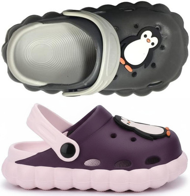 FEETPER Boys & Girls Slip-on Sports Sandals(Black , 2.5-3 Years)