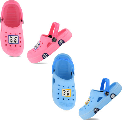 SMARTOTS Boys & Girls Sling Back Clogs(Multicolor , 3-3.5 Years)