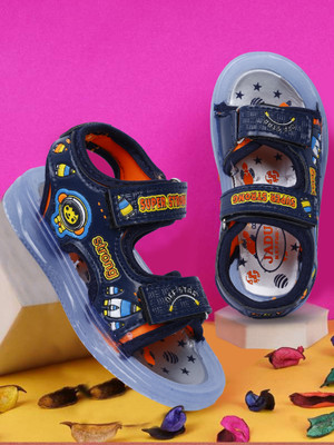 Trend Zone Boys & Girls Strap Strappy Sandals(Blue , 4 To 5 Years)