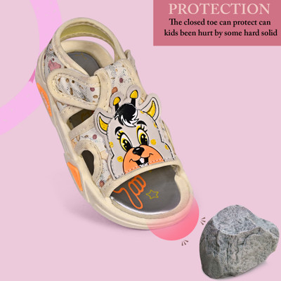 LEVOT Boys & Girls Velcro Sports Sandals(Multicolor , 18-24 MONTHS)