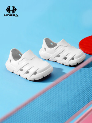 Hoppa Boys & Girls Slip-on Clogs(White , 4.5-5 Year)