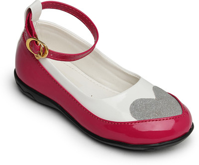 Miss & Chief Girls Buckle Flats(Pink , 3-3.5 YEARS)
