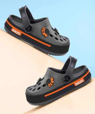 Abros Boys Sling Back Clogs(Grey , 3.5-4 Years)