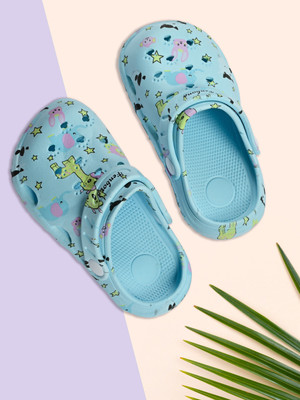 Yellow Bee Boys Slip-on Clogs(Light Blue , 5-6 Years)
