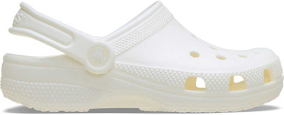 CROCS Boys & Girls Slip-on Clogs(White , 8-9 year)