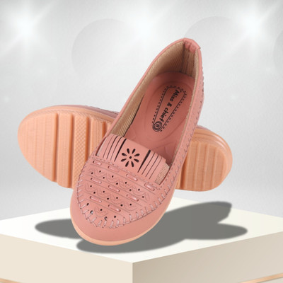 Miss & Chief Barbie Girls Slip-on Mary Janes(Pink , 6-6.5 Year)