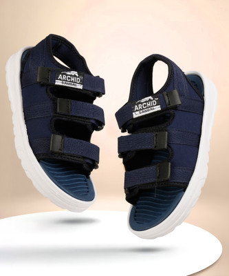 ARCHID Boys Velcro Sports Sandals(Blue , 8-9 years)