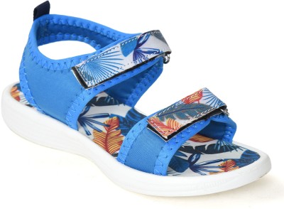 AJANTA Boys Velcro Sports Sandals(Blue , 4 Years)