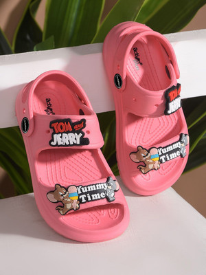 action Tom & Jerry Boys & Girls Sling Back Strappy Sandals(Pink , 3.5 Year)