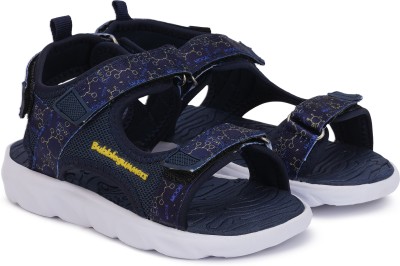 Bubblegummers Boys & Girls Velcro Sports Sandals(Blue , 8 - 9 Years)