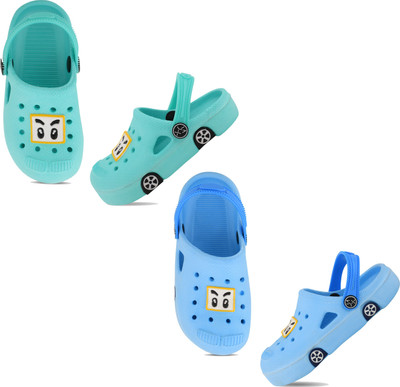 SMARTOTS Boys & Girls Sling Back Clogs(Multicolor , 4.5-5 Years)