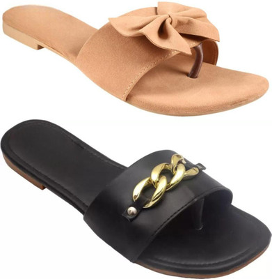 MARYAM Girls Slip-on Flats(Beige , above 16 years)