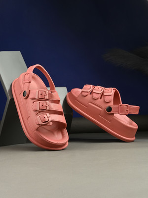 K' Footlance Girls Slip-on Clogs(Pink ,)