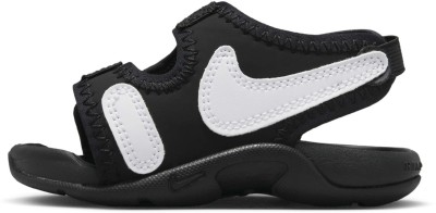 NIKE Boys Velcro Sports Sandals(Black)