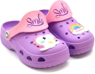 Svaar Boys Sling Back Clogs(Purple , 12 - 18 Months)