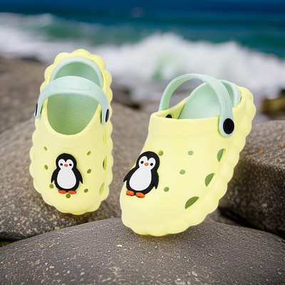 FASMANIA Boys & Girls Slip-on Clogs(Yellow , 5.5-6 YEARS)