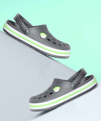 Abros Boys Sling Back Clogs(Grey , 5Y)