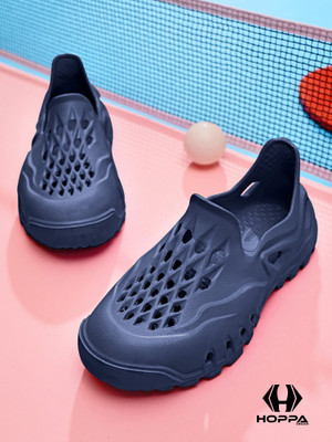 Hoppa Boys & Girls Slip-on Clogs(Blue , 2.5-3 Year)