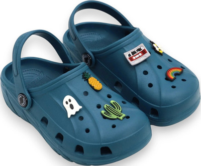 RED TAPE Boys Sling Back Clogs(Dark Blue , 6 - 7 year)