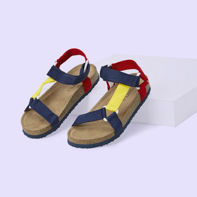 Pantaloons Junior Boys Velcro Strappy Sandals(Blue , 16 Years and Above)