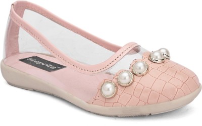 Steprite Girls Slip on Ballerinas(Pink, 11 - 12 Years)