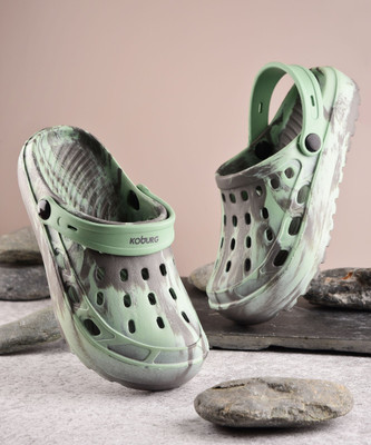 Koburg Boys Sling Back Clogs(Grey , 7 - 8 Years)