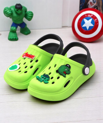 Miss & Chief Boys & Girls Sling Back Clogs(Light Green , 6.5-7 Years)