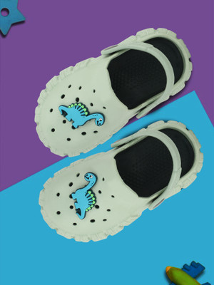 GOKIK Boys & Girls Sling Back Clogs(Green , 12 - 18 month)