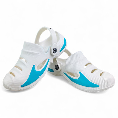 AARJU Boys Sling Back Clogs(White ,)