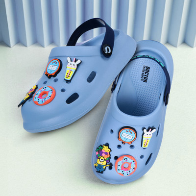 DOCTOR EXTRA SOFT Boys & Girls Slip-on Clogs(Blue , 8-8.5 Years)