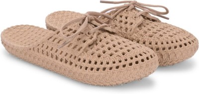 LNT FASHION Girls Slip-on Flats(Brown , 14 - 15 Years)