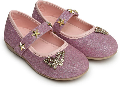 Miss & Chief Girls Buckle Flats(Pink , 2- 2.5 YEARS)