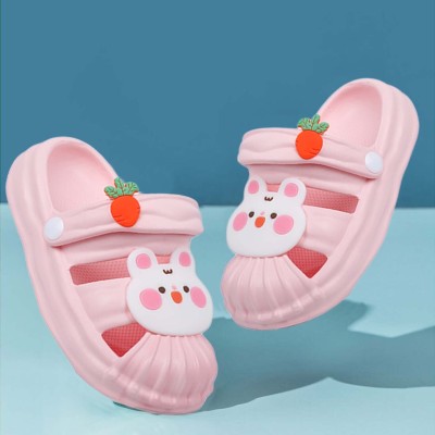 Baby Moo Boys Sling Back Clogs(Pink , 9Y-10Y)