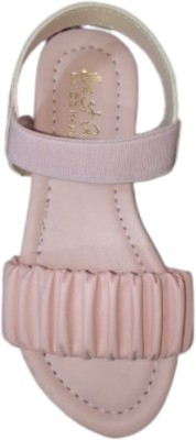 TK Creation Girls Sling Back Flats(Pink , 2.5 - 3 Years)