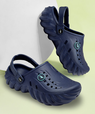 asian Boys & Girls Sling Back Clogs(Blue , 8-9 Years)