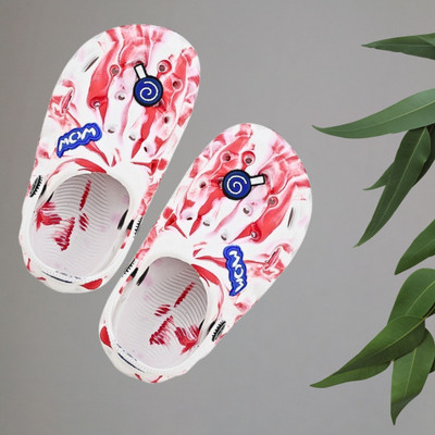 SMARTOTS Boys & Girls Slip-on Clogs(White , 4-5 Years)