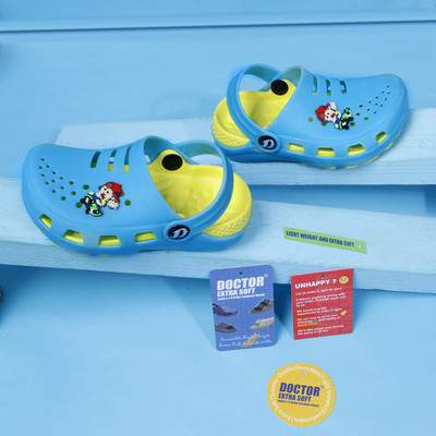 DOCTOR EXTRA SOFT Boys & Girls Slip-on Clogs(Blue , 3-3.5 Years)