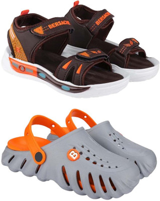 BERSACHE Boys & Girls Sling Back Sports Sandals(Multicolor , 9 - 10 Years)