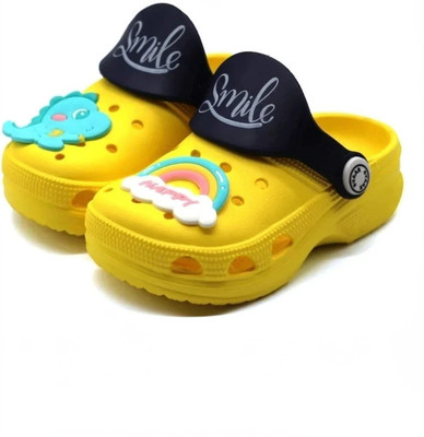 Svaar Boys & Girls Sling Back Clogs(Yellow , 2.5 - 3 Years)