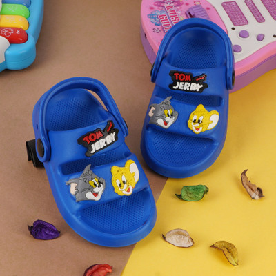 KILLER Tom & Jerry Boys & Girls Sling Back Clogs(Blue , 3 - 3.5 YEARS)