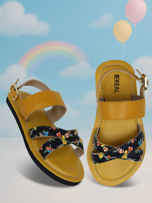 BEReal Boys & Girls Slip-on Flats(Yellow , 2-2.5 Years)