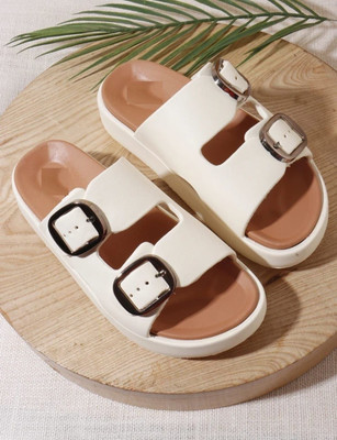 Deals4you Boys & Girls Velcro Sports Sandals(White , 9 - 11 Years)